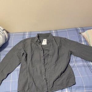Abercrombie & Fitch Gray Breezy Shirt